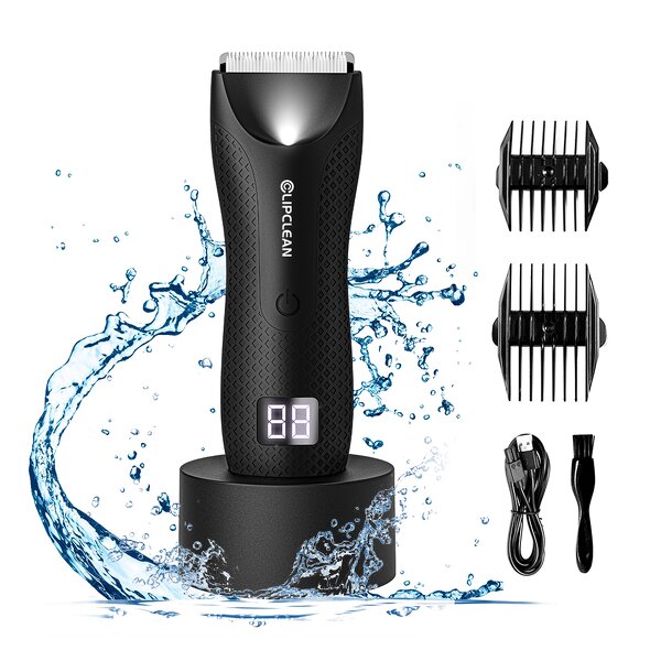 Ball Hair Trimmer Manufacturer - Factory Direct Sale Standing Recharge Dock Wet/Dry Ceramic Electric Groin & Body Waterproof Men