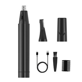 2-in-1 Electric Trimmer Manufacturer - Cheap Eyebrow Nose Trimmer USB Rechargeable Battery Operated Household & Car Use IPX5 Waterproof