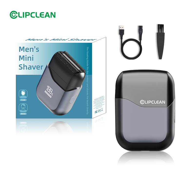 Mini Electric Shaver Manufacturer - Portable Ceramic Blade Beard Trimmer with USB Charging for Men