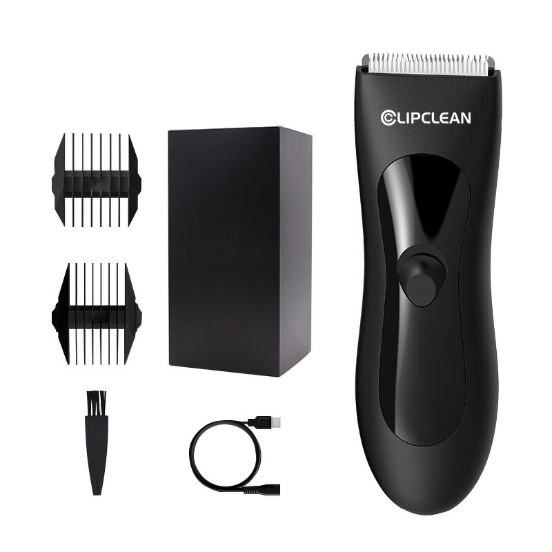 Men's Electric Groin Hair Trimmer Manufacturer - Wholesale with LCD Display 6500 RPM Motor ABS Body Waterproof IPX6 Replaceable Ceramic