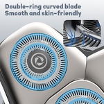 5-Head Electric Shaver Manufacturer - 5-IN-1 Grooming Kit Waterproof Cordless Dry Wet Rechargeable Detachable Razors Face Body Household Hotel