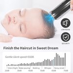 Professional Vacuum Hair Trimmer Manufacturer - Men's Ceramic Blade Waterproof Barber with LED Display and USB Charging