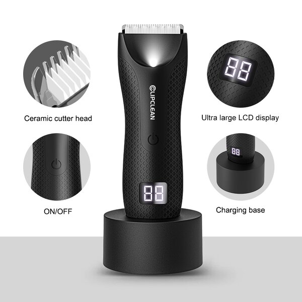 Electric Trimmer Manufacturer - Yafull Trimmer Rechargeable Pubic Hair Groomer USB Epilator Painless Hair Removal Body Shaver