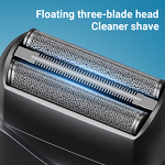 Mens Grooming Kit Manufacturer - Portable Electric Shaver Waterproof Hair Trimmer Beard Razor with LCD Display