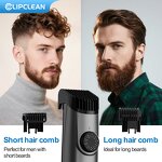 Men's Body Hair Trimmer Manufacturer - Waterproof Cordless Ceramic Blade Beard Trimmer Rechargeable Electric for Groin