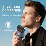 Mini Electric Shaver Manufacturer - Portable Ceramic Blade Beard Trimmer with USB Charging for Men