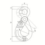 Eye Hook Manufacturer - Hot Selling Alloy Steel G80 European Type Lifting Rigging Safety Self-locking for Workshop