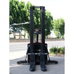 Electric Pallet Stacker Manufacturer - High Lift Self Loading Reach 2ton 5.5m Walkie