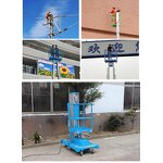 Electric Hydraulic Lift Platform Manufacturer - 4m 6m 8m 10m Portable Aerial Work Aluminum Alloy Material