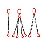 Drum Handling Equipment Manufacturer - Elevator Lifter Clamp Strap Chain Sling Multi-Legs Adjustable High-Strength 1 Year Warranty