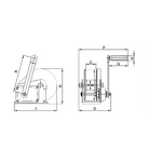 Manual Winch Manufacturer - 2600lbs Hand Crank Cable for Dragging Boat