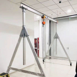 Portable Gantry Crane Manufacturer - Mini 1 Ton Electric Wire Rope Hoist Adjustable Height Span