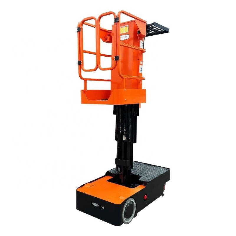 Order Picker Manufacturer - 3m/4m Portable Electric Self Propelled Vertical Lift for Warehouse Shelves