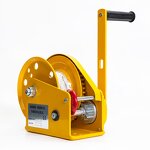 Manual Winch Manufacturer - Portable 2600LBS 5-30m Capstan Cable Self Locking Brake for Building Construction