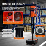 Order Picker Manufacturer - 3m/4m Portable Electric Self Propelled Vertical Lift for Warehouse Shelves