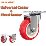 Industrial Caster Wheels Manufacturer - 4 8-Inch Polyurethane Collection Resistant