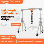 Aluminum Alloy Gantry Crane Manufacturer - 0.5 Ton 1 Ton 2 Ton Customized Caster Wheels for Warehouse Outdoor