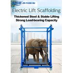 Electric Scaffold Lift Manufacturer - Portable Foldable 2M-6M Steel Chain Remote Control Automatic Mobile