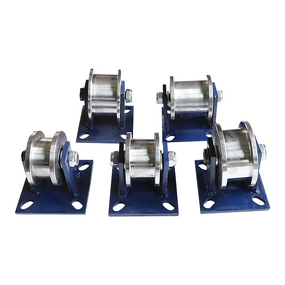 V-Groove Caster Wheels Manufacturer - 45# Steel Double Bearing Thickened V-Shaped Track for Guide Rail