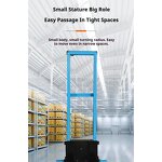 Electric Pallet Truck Manufacturer - New 1T Powered Stacker Forklift with Auto Lift DC Motor All-Terrain