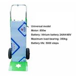 Stair Climbing Hand Truck Manufacturer - Portable Electric 400kg Heavy Duty Aluminium Dolly Roll Container