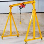 Mobile Gantry Crane Manufacturer - PT1 Fixed Height Span Manual Push Type Light Duty Customized Small