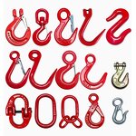 Eye Hook Manufacturer - Hot Selling Alloy Steel G80 European Type Lifting Rigging Safety Self-locking for Workshop