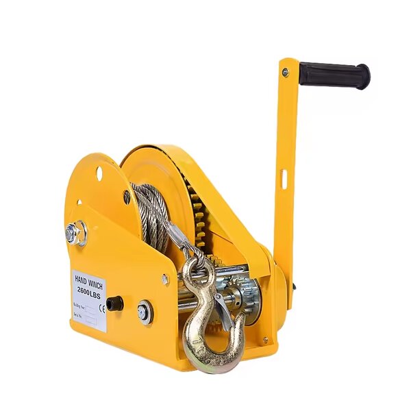 Manual Winch Manufacturer - Small Hand 1200/1800/2600lbs Wire Rope Hoist Marine