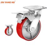Industrial Caster Wheels Manufacturer - 4 8-Inch Polyurethane Collection Resistant