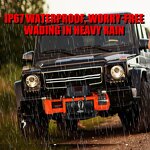 Portable Winch Manufacturer - 12V 14500LB Heavy Duty 4x4 Off-Road Emergency Tool Kit with Remote Control