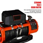 Portable Winch Manufacturer - 12V 14500LB Heavy Duty 4x4 Off-Road Emergency Tool Kit with Remote Control