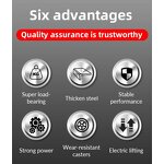 Electric Pallet Truck Manufacturer - New 1T Powered Stacker Forklift with Auto Lift DC Motor All-Terrain