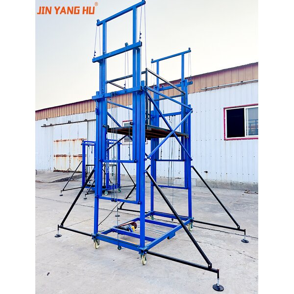 Electric Scaffold Lift Manufacturer - Portable Foldable 2M-6M Steel Chain Remote Control Automatic Mobile