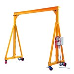 Mobile Gantry Crane Manufacturer - PT1 Fixed Height Span Manual Push Type Light Duty Customized Small