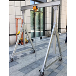 Portable Gantry Crane Manufacturer - Mini 1 Ton Electric Wire Rope Hoist Adjustable Height Span