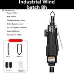 Pneumatic Screwdriver Manufacturer - Grade 5H Straight Handle New Condition Core Motor Component Home Use Electrical Maintenance Assembly