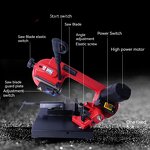 Metal Band Saw Manufacturer - Portable 220V for Woodworking Horizontal Cutting Electric Saw