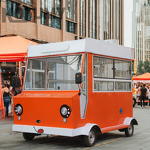 Mobile Street Snack Cart Manufacturer - Electric Fast Food Burger Truck