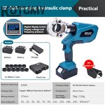 Hydraulic Pliers Manufacturer - EZ-300/EZ-400 DC18V/4Ah Professional Rechargeable Digital Display Crimping With 2 Batteries