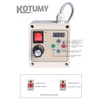 Servo Motor Control Set Manufacturer - Brushless 550W-2200W Speed Adjustment Belt Sander for Industrial Sewing Machine Lathe Motor