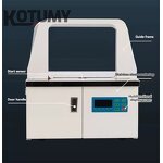 OPP Tape Bundling Machine Manufacturer - 220V Automatic Supermarket Vegetable Baler Banknote Packer Tying Strapping