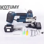 Battery Strapping Tool Manufacturer - Electric with 2 Battery Packing for PET Band Belt Straps Friction Melting Kit