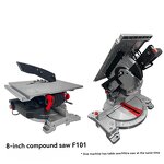 Miter Table Saw Manufacturer - 8 Inch Electric Circular Saw Woodworking Cutting Machine 220V Carpentry Miter
