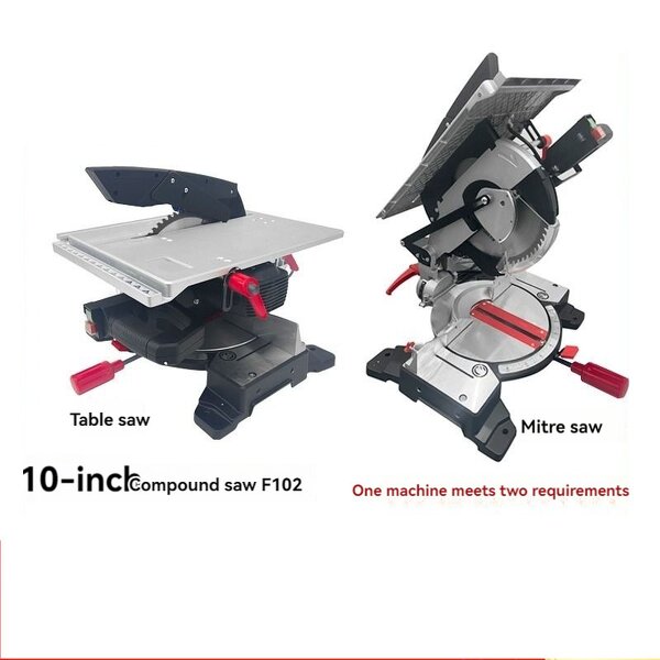 Miter Electric Table Saw Manufacturer - 8/10 Inch Multifunctional Aluminum Machine 220V/1600W 45 Degree Cutting Sawing Circular Saw