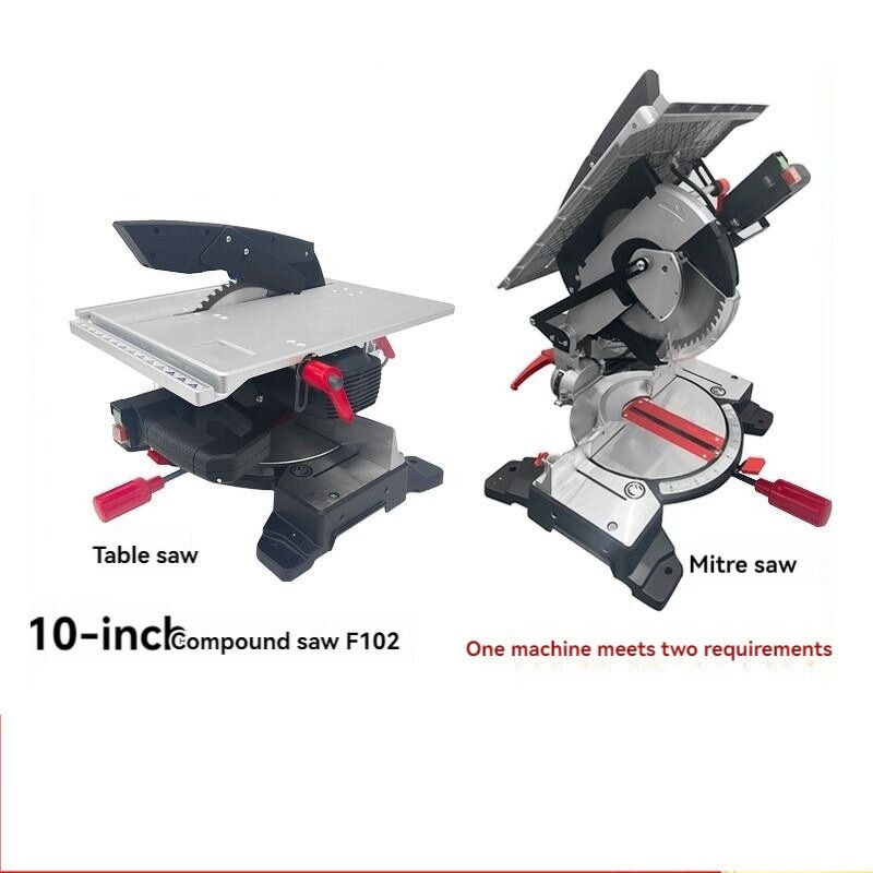 Miter Electric Table Saw Manufacturer - 8/10 Inch Multifunctional Aluminum Machine 220V/1600W 45 Degree Cutting Sawing Circular Saw