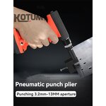 Punching Machine Manufacturer - Drilling Pliers Iron Sheet Aluminum Metal Billboard Stainless Steel Air Valve Powerful Punching Tool