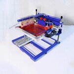 Curved Screen Printing Machine Manufacturer - Manual Suitable for Cylindrical and Conical Plastic Glass Metal Screen Printing Station