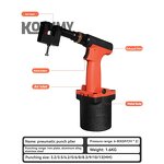 Punching Machine Manufacturer - Drilling Pliers Iron Sheet Aluminum Metal Billboard Stainless Steel Air Valve Powerful Punching Tool