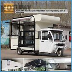 Electric Three-Wheeled Dining Car Manufacturer - Multi-Functional Mobile Food Truck Fast Food Ice Cream Fruits