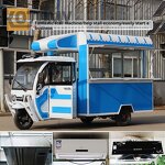 Mobile Kitchen Trailer Manufacturer - Fast Restaurant Food Truck Three Wheeled Electric Dining Truck